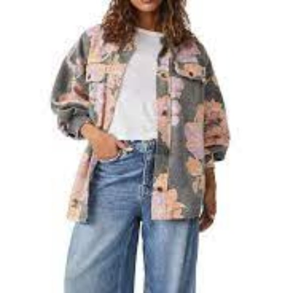 Free People Ruby jacket shacket - Picture 1 of 16